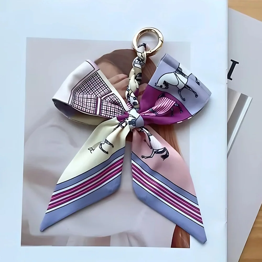 Hermina Bag Charm Scarf  Keychain Twilly Keychain - Picture 6 of 6
